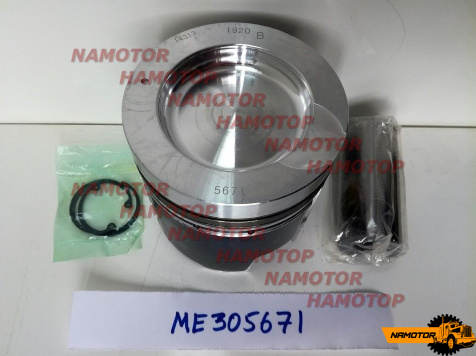 Поршень ДВС MITSUBISHI 6M60. ME305671. ME302294. ME303531. ME305672. ME305673. ME305671 (fire box=79 мм). ALFIN/GAL
